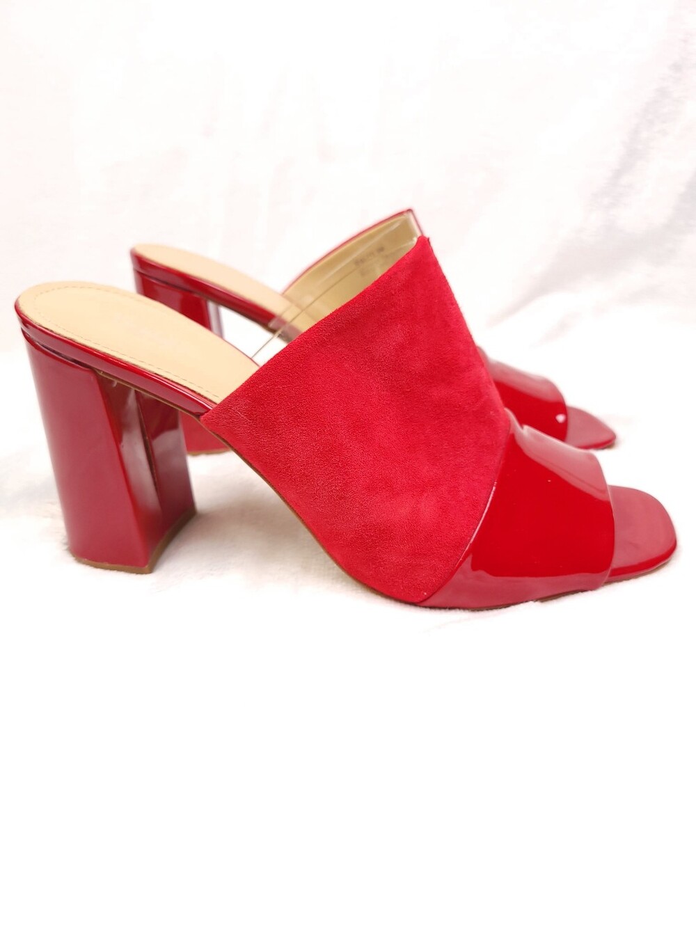 Botkier Rialto Slide Sandal Heels Red 9